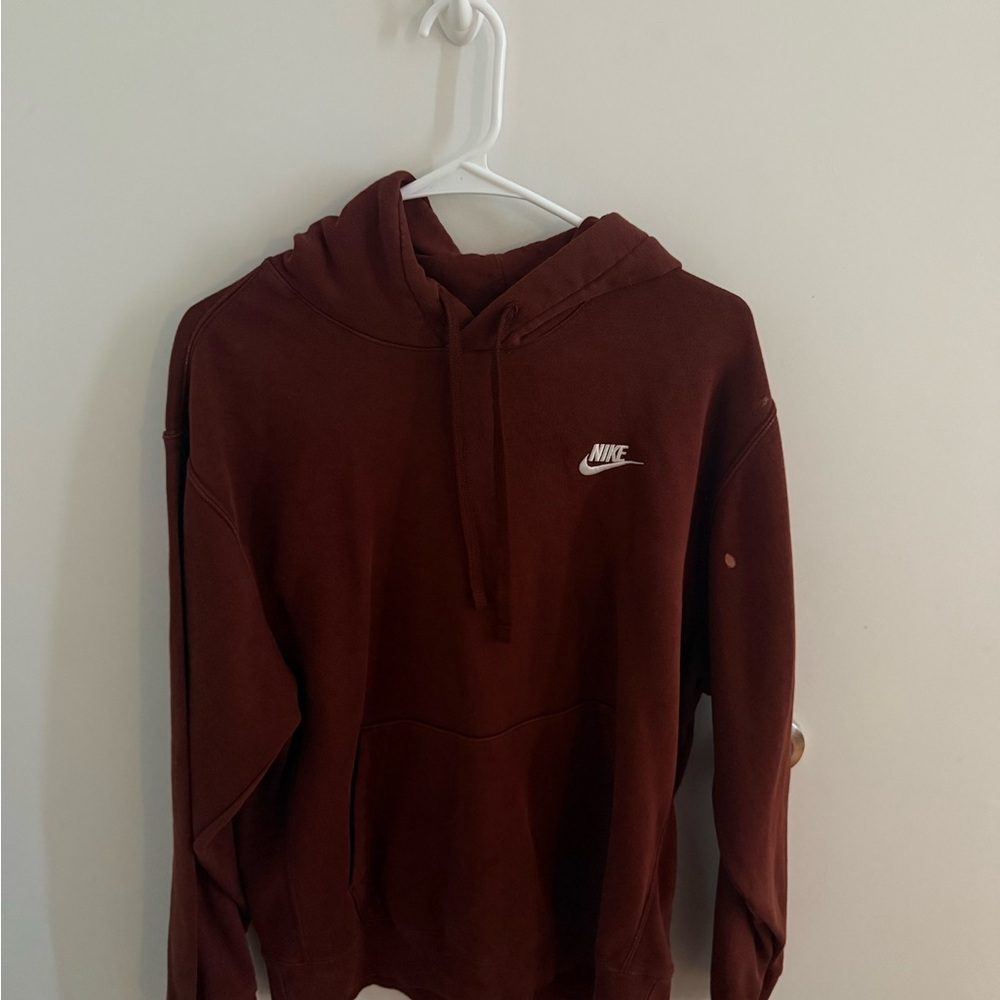 Nike Men's Dark Brown Hoodie